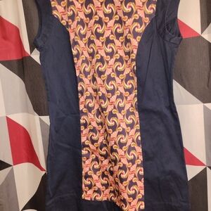 The Webster at Target Navy and Multicolor Mini Dress